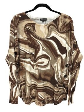 CHARLIE B Boatneck Sweater Top